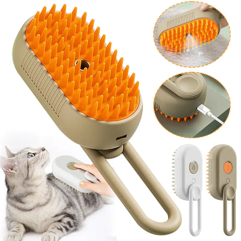 Cat Steam Brush 3 In 1